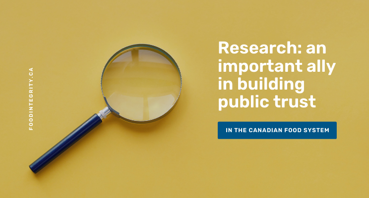 Public trust research brings value to food system